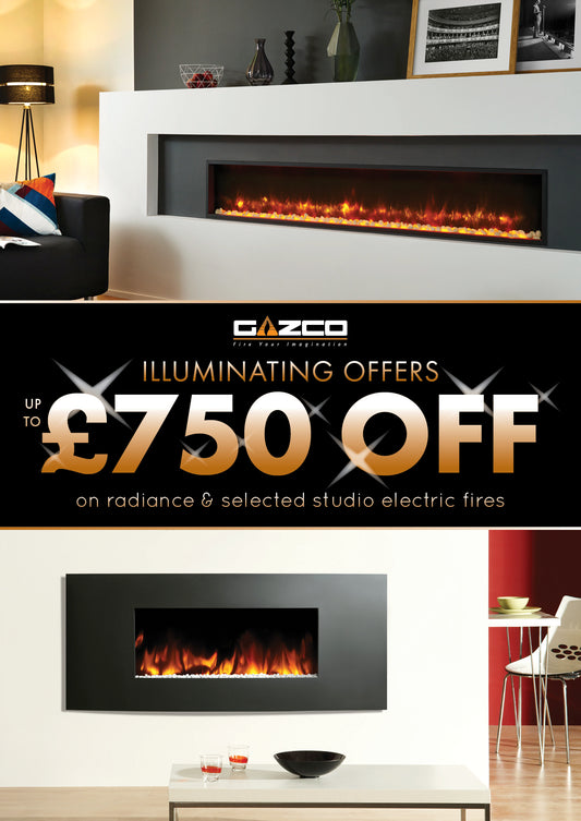 Upto £750 Gazo Electric Fires