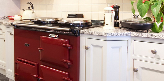 AGA 2 Oven in Claret