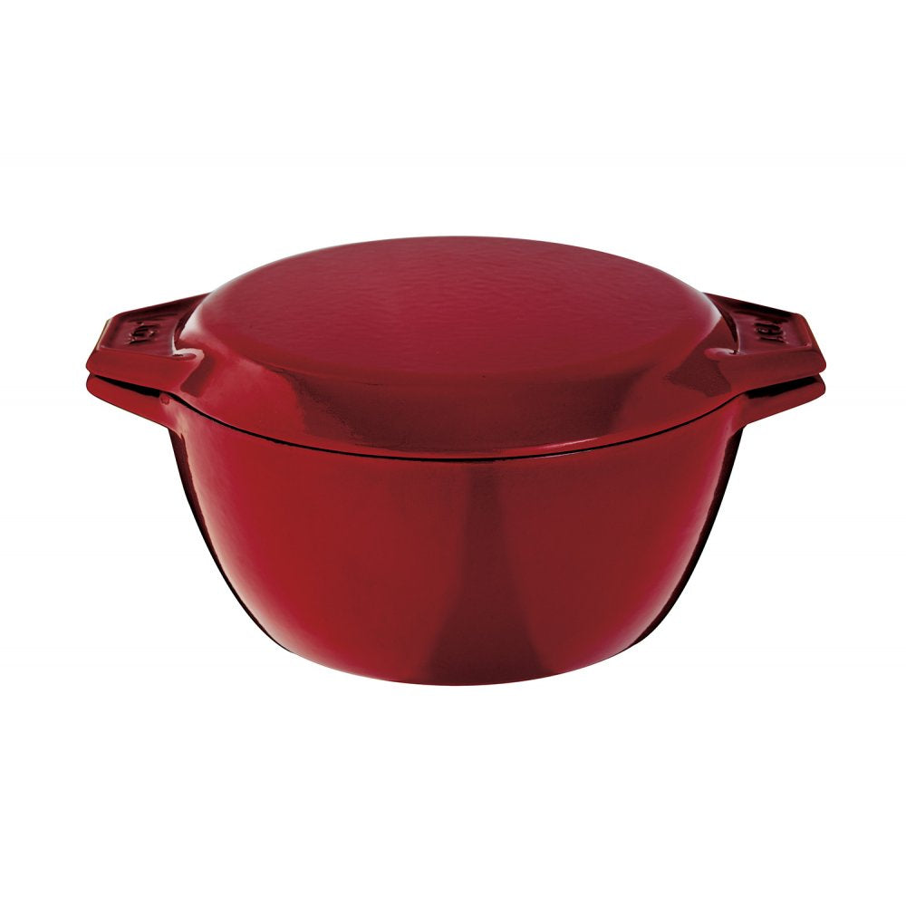 AGA Cast Iron Round Casserole Dish in Claret