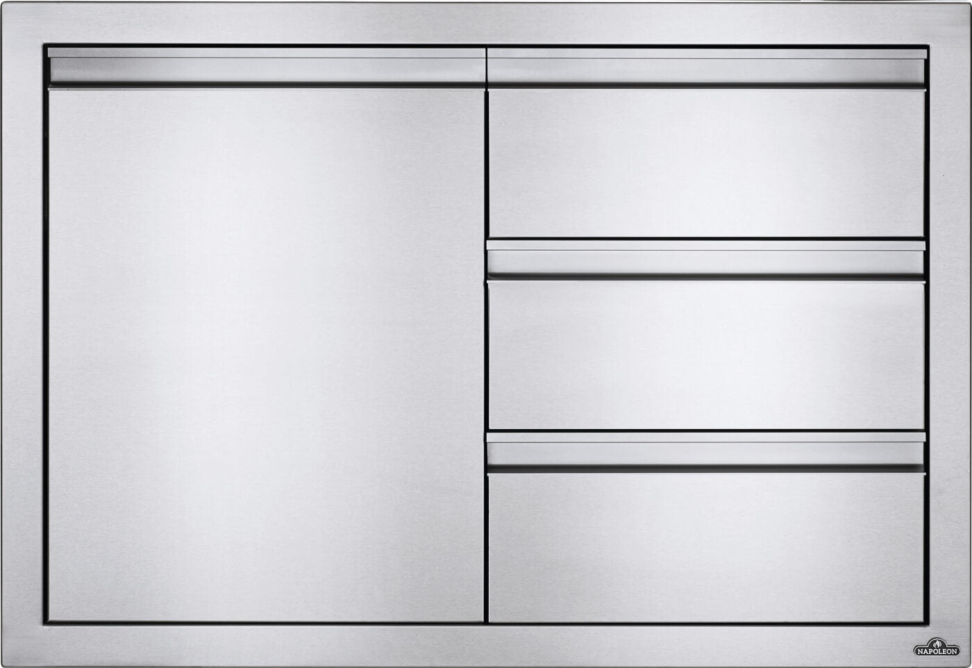 36 x 24 inch Single Door & Triple Drawer Combo - Image 3