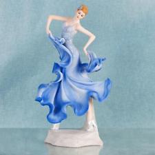 Ballroom Dancer - Lady Figurine in Blue Dress