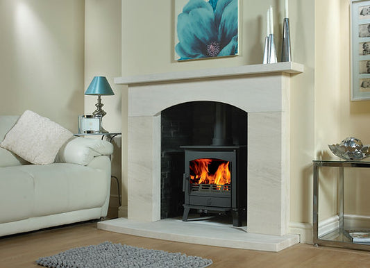 Bayham Limestone Fireplace