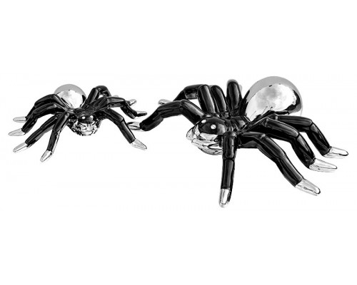 Black Ceramic Spiders