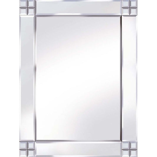 Classic Silver Cross Mirror - Sizes may vary