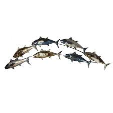 Country Living Wall Art Shoal of Fish