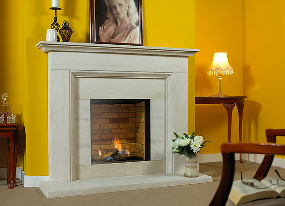 Durham Limestone Fireplace