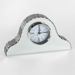 Hestia Glass Mirror Mantel Clock