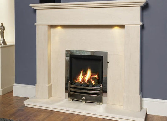 Kelso Limestone Fireplace