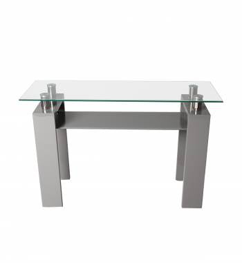 Metro Grey High Gloss Console Table (also Available in Black and White)