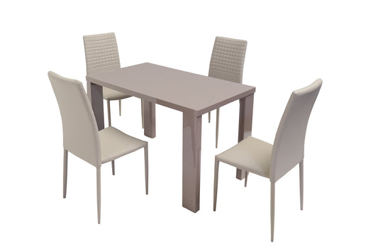 Miami Dining Table in Mink Grey