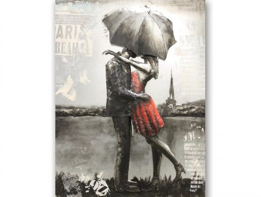 Night in Paris - Metal Artwork