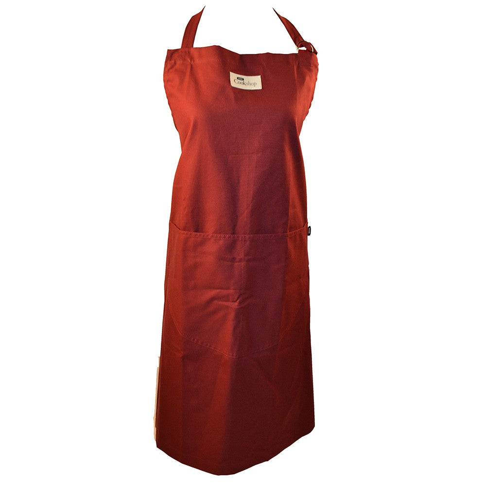 Plain Claret Apron - Large