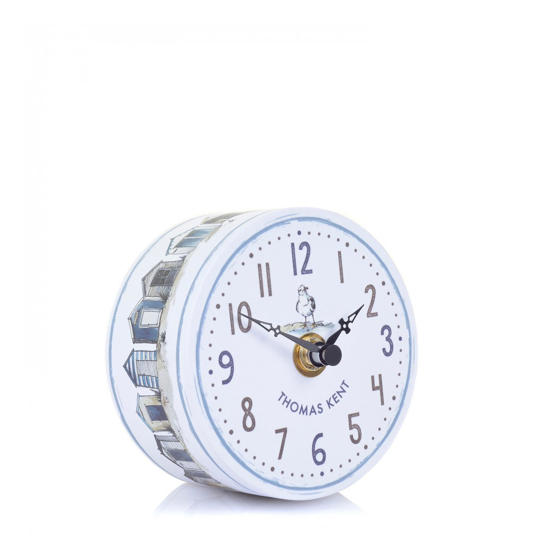 Portobello Clock Beach Huts - Small Table Clock