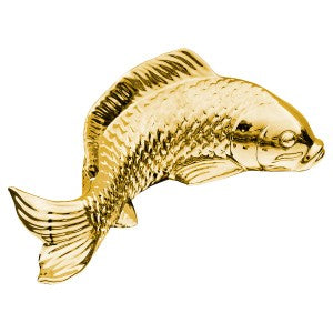 cp98go Ceramic Large Gold Koi Fish